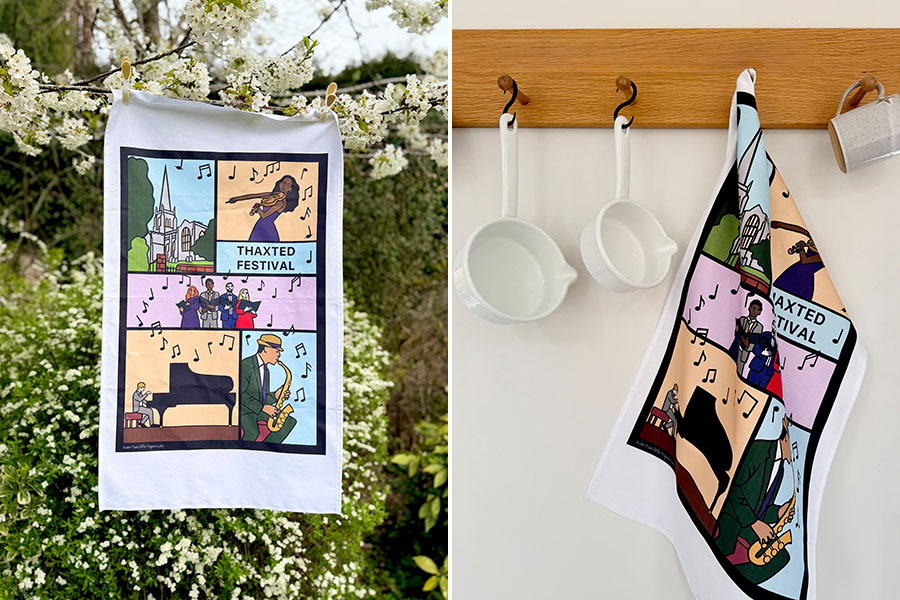 Thaxted Festival Tea Towel