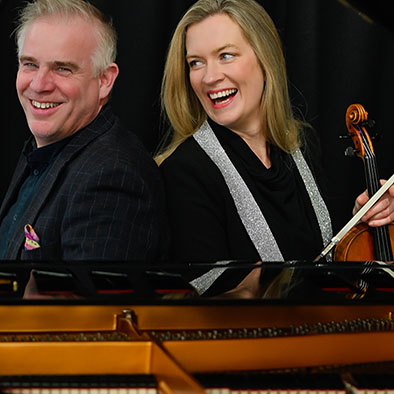 Lizzie Ball, *violin & vocals*;
James Pearson, *piano* at Thaxted Festival